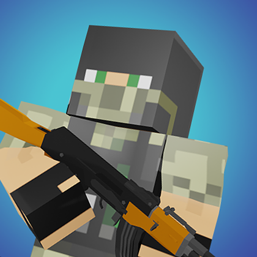 Pixel Block Warriors: Craft Squad FPS