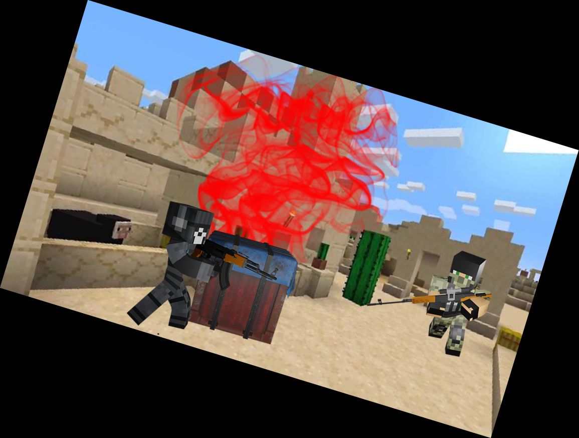 Pixel Block Warriors: Craft Squad FPS