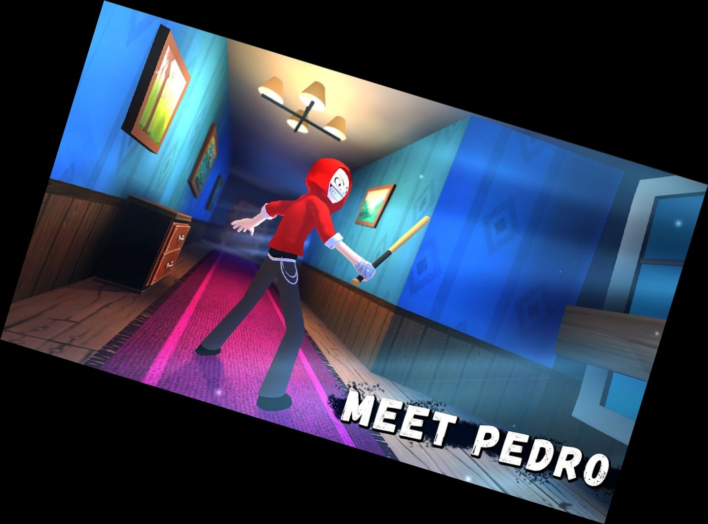 Wütender Junge Pedro und sein Freund