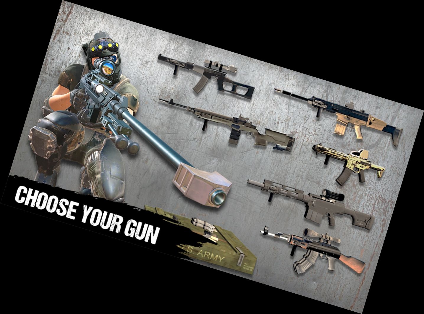 Снайперший Шутер - Игра Стр