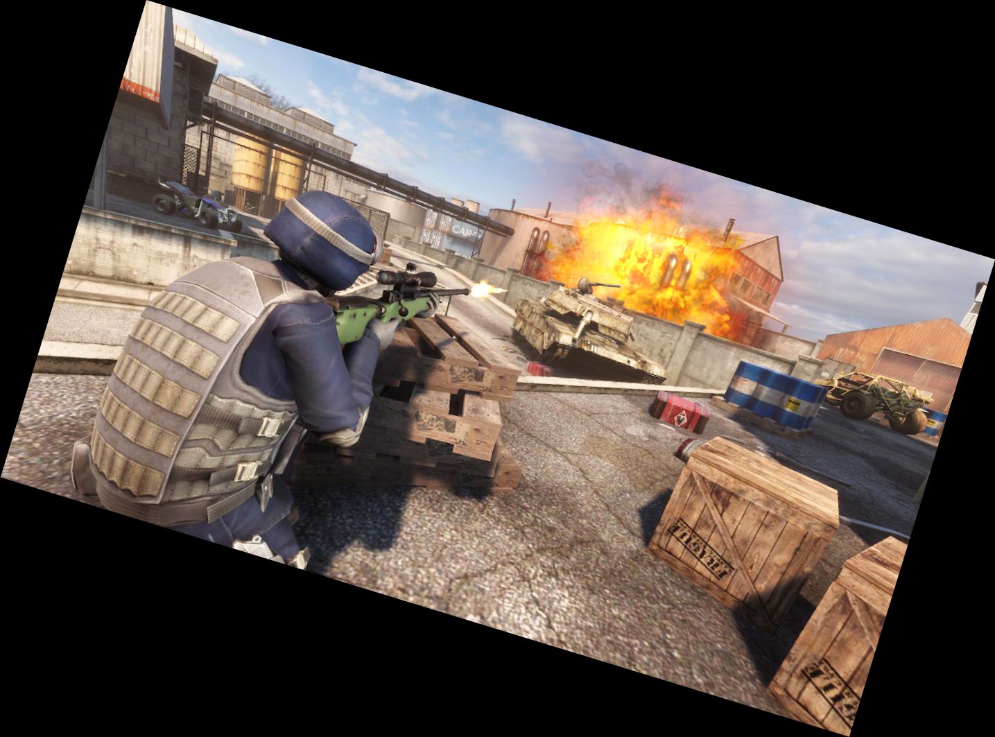 Снайперший Шутер - Игра Стр
