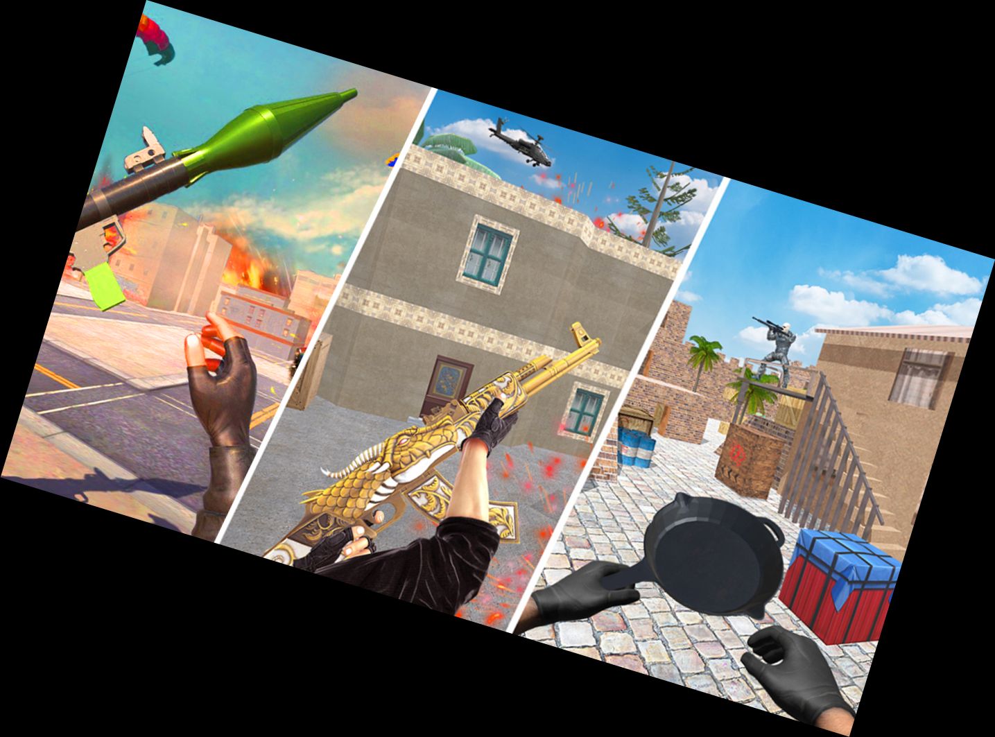 Modern Shooting Games: Gun Simulator