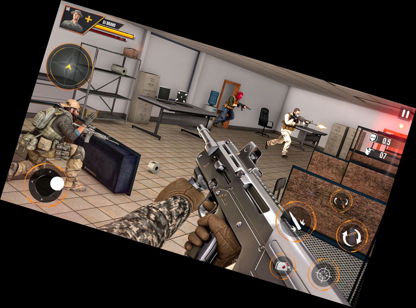 Игра в стрельбу армии командос США