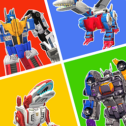 Superhelden-Robot-Monster-Schlacht