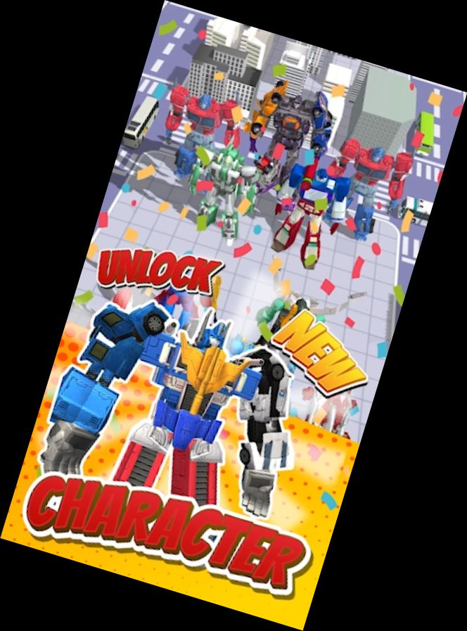 Superhelden-Robot-Monster-Schlacht