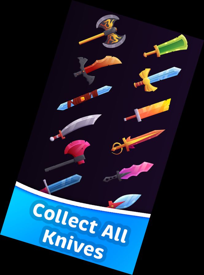 Нож Яблоко Попадание | поп