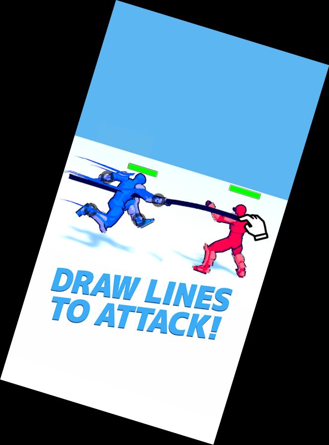 Zeichne Aktion: Freestyle Kampf