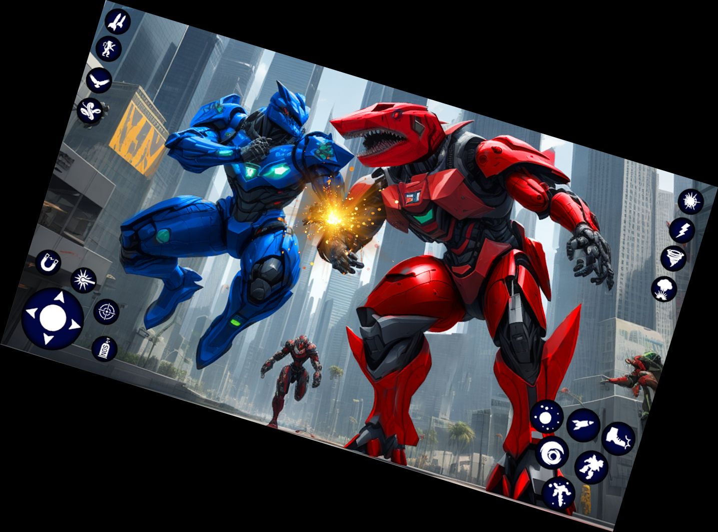 Auto-Spiel - LKW-Roboter-Spie