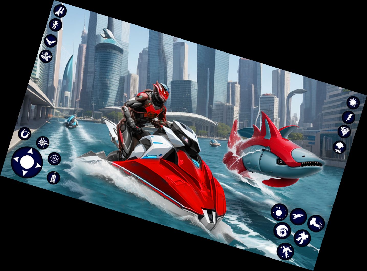 Auto-Spiel - LKW-Roboter-Spie