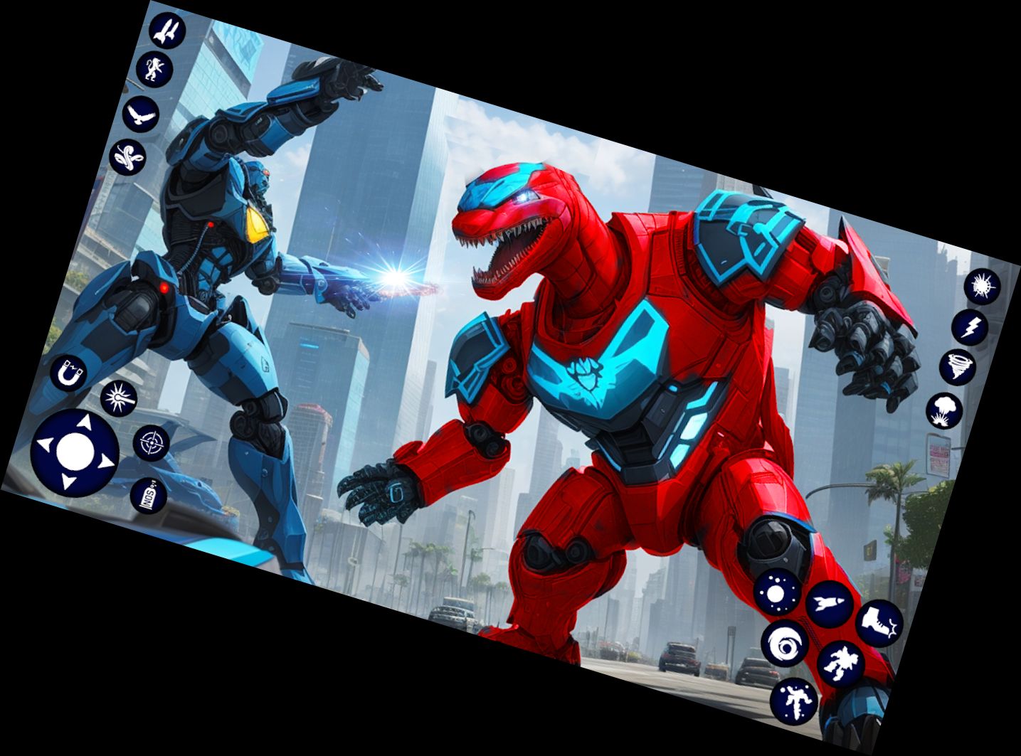 Auto-Spiel - LKW-Roboter-Spie