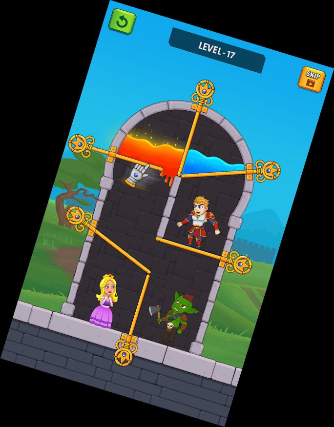 Rettungs-Herausforderung-Held Zie