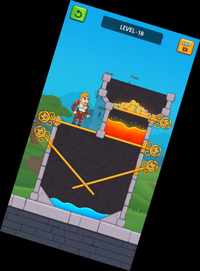 Rettungs-Herausforderung-Held Zie