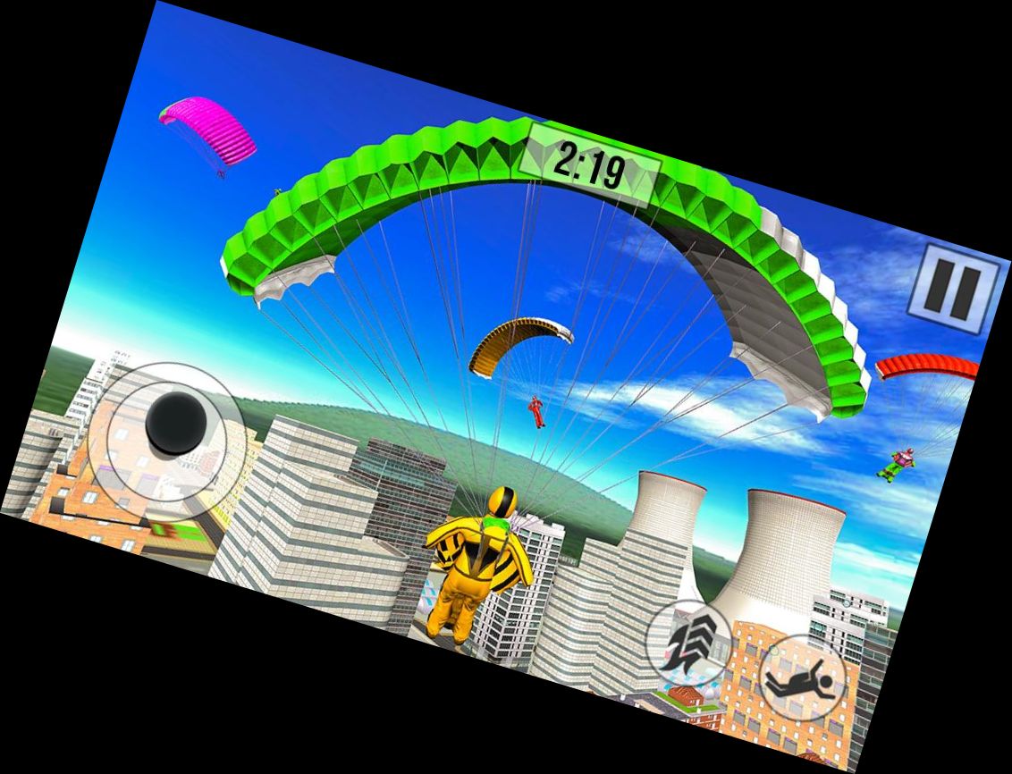 Полёт в Вингсьюте Б