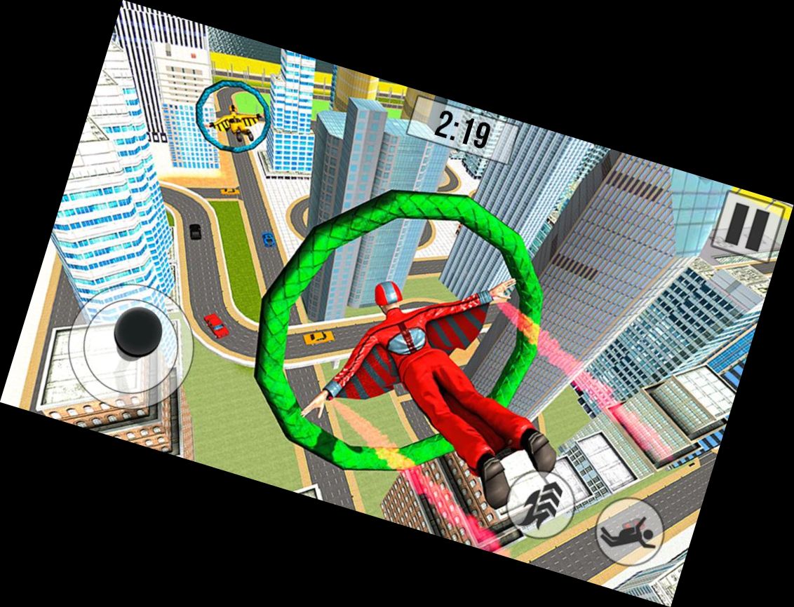 Полёт в Вингсьюте Б