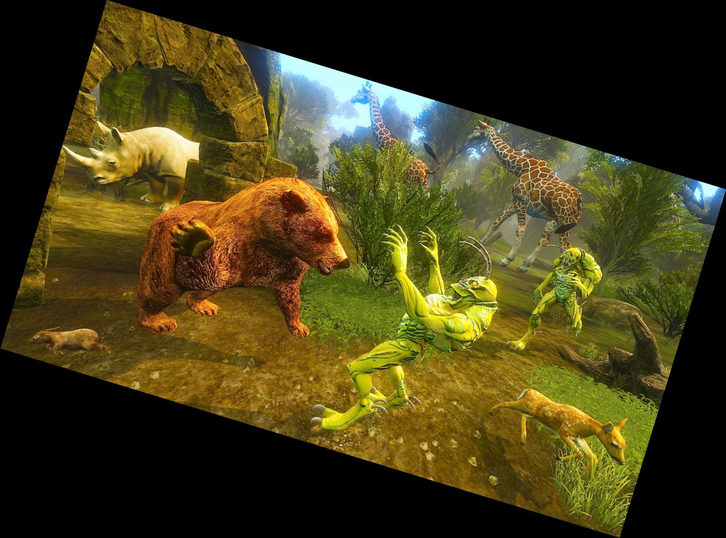 Wütender Sechsbeiniger Simulators