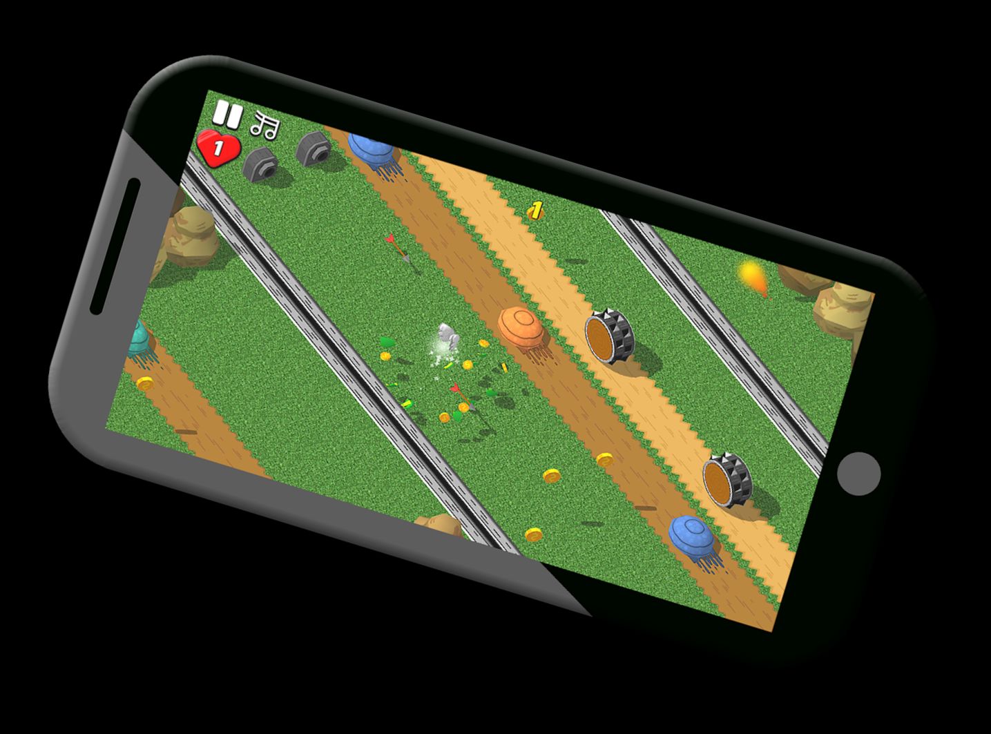 Überquer die Straße: Straßenüberquer