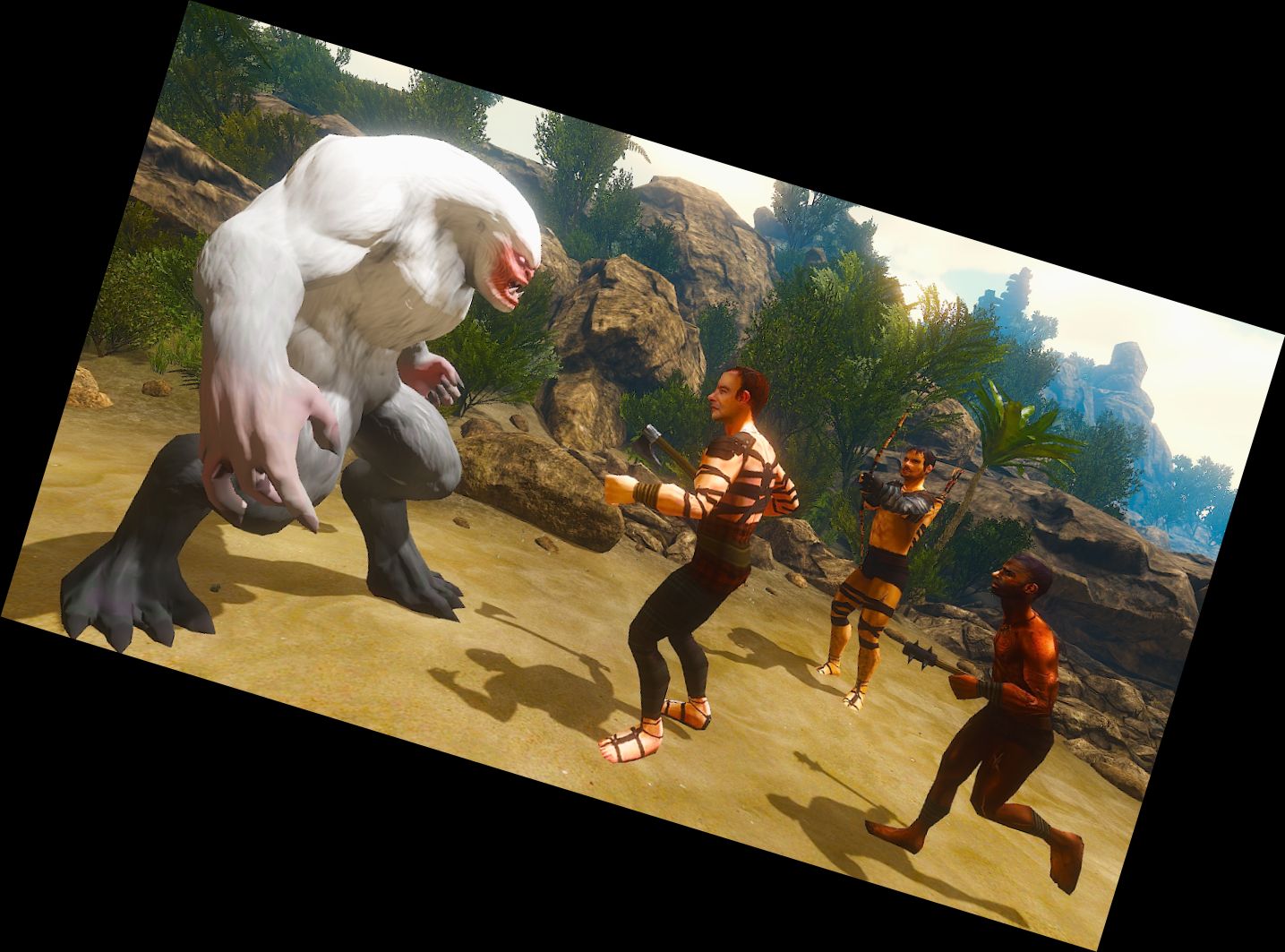 Yeti-Simulator, gruselig