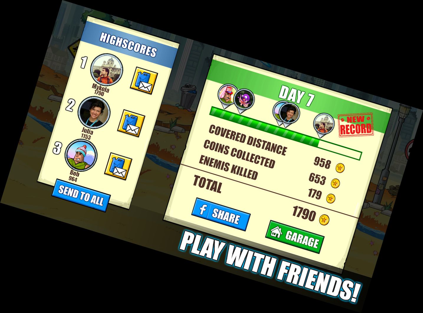 Божевільний День - Гра з Відстан