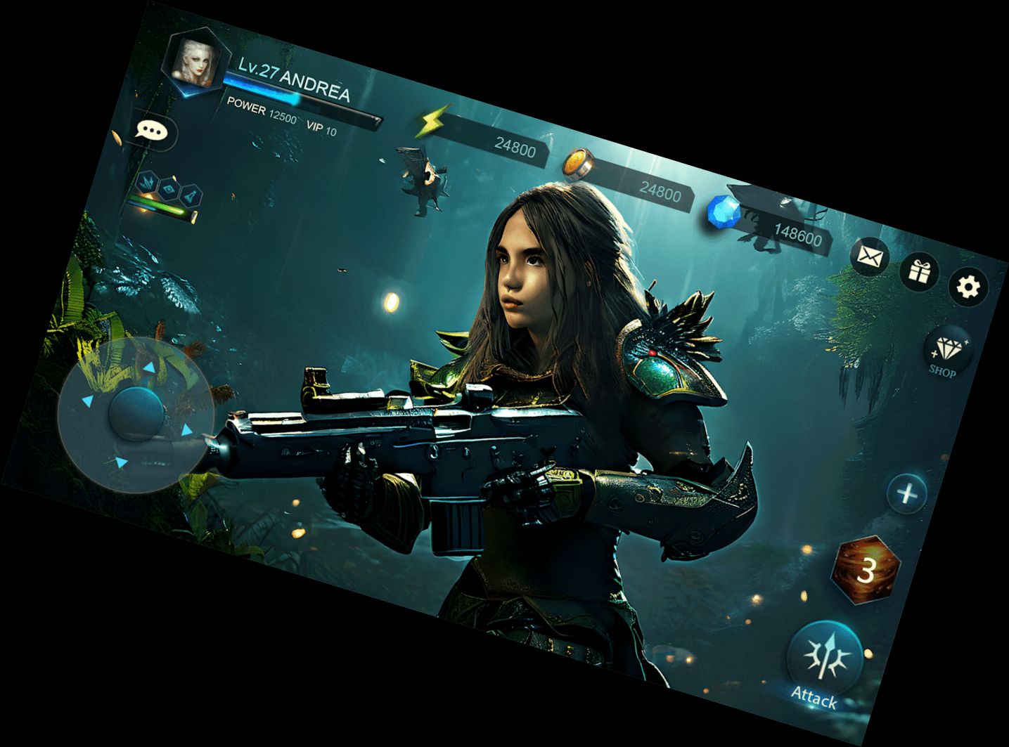 Dinosaurenjäger 3D Hirsch