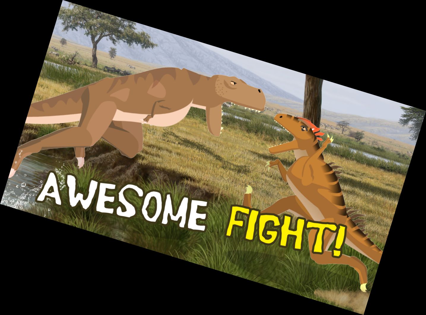 Тирекс сражается с Алл