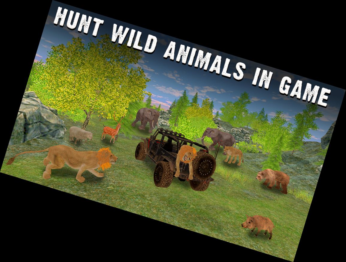 Jagd auf Wilde Tiere Spiel 3D