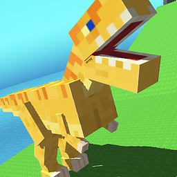 Blocky Dino Park T-Rex Rampage