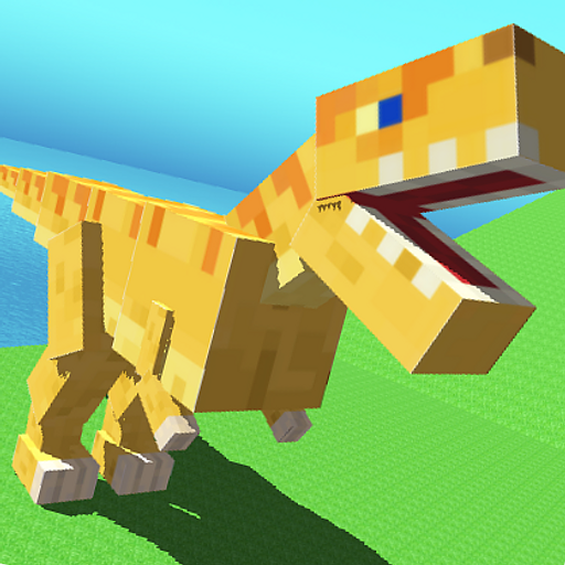 Blocky Dino Park T-Rex Rampage