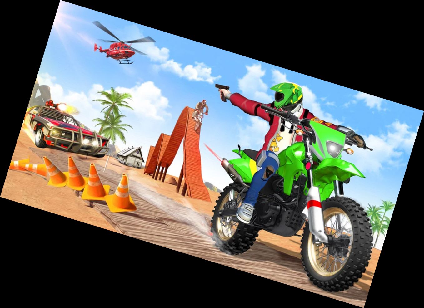 Motocross Dirt Bike Crash Racing 3D