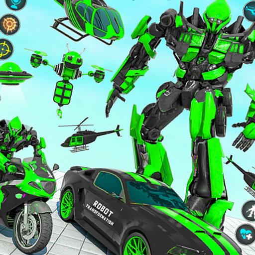 Transforming Robot Car Battle Game