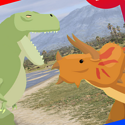 Tiranosaurio Rex vs Tricer