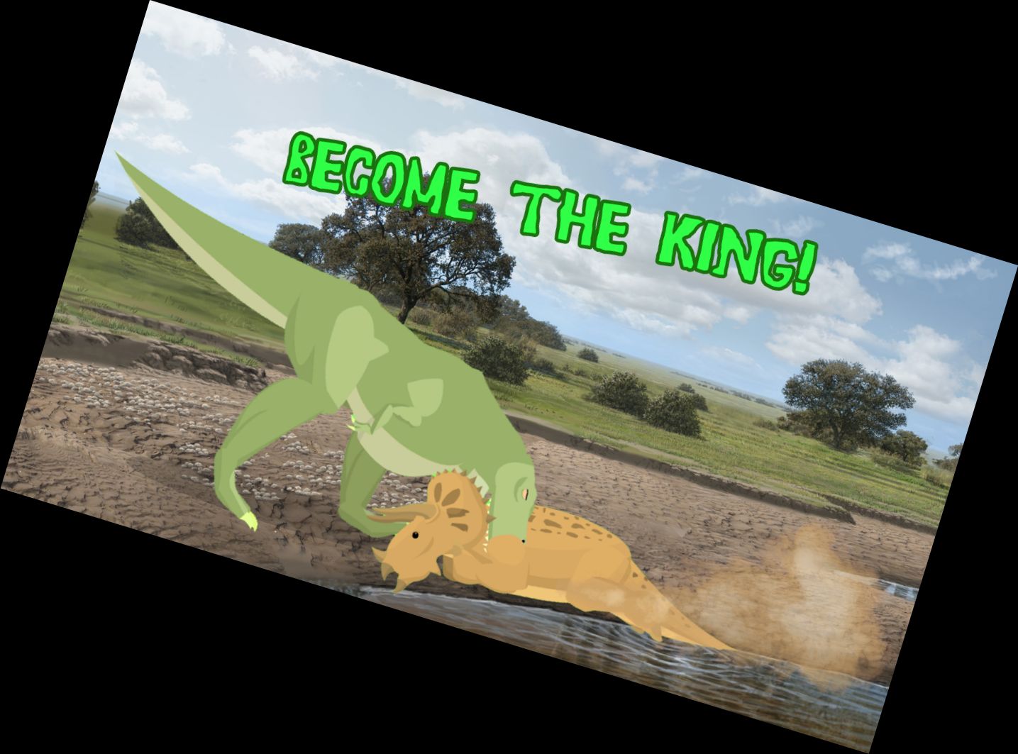 Т-Рекс б'ється з Трице