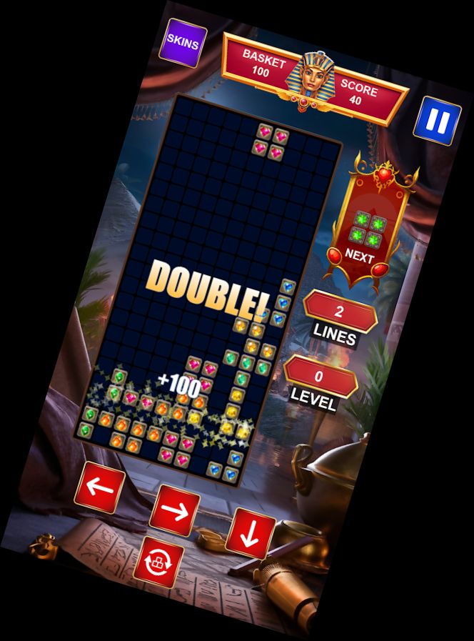 Pharaos Juwelen-Puzzlespiel