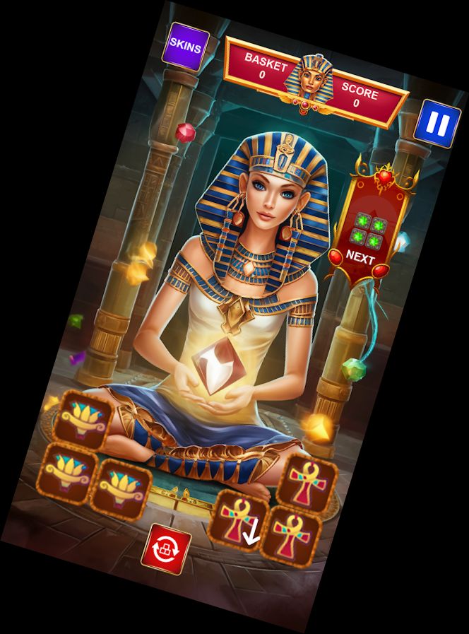 Pharaoh's Jewel Puzzle Game