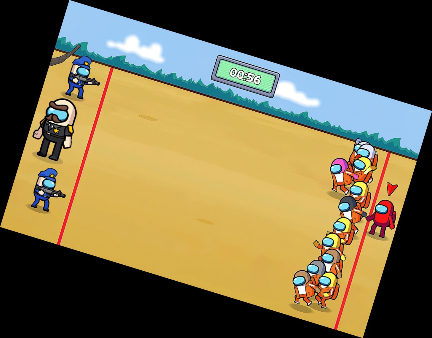 Выживание 456, но это Самозванец