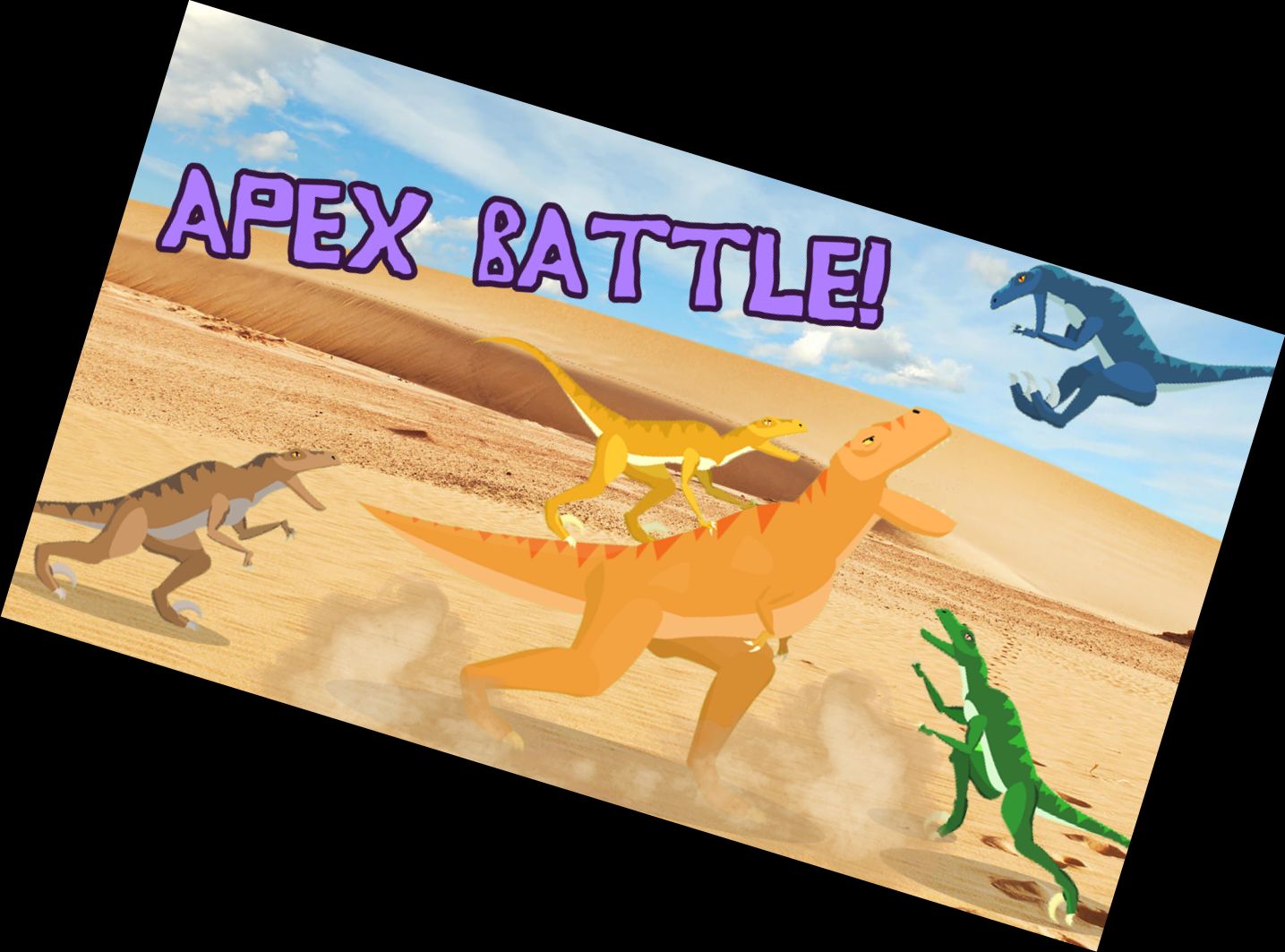 T-Rex bekämpft Raptors