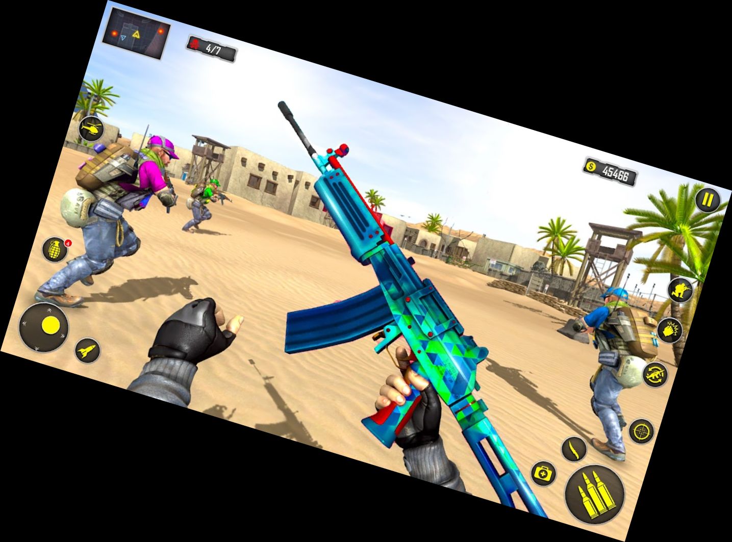 First-Person Shooter Strike: Firearms Battle Games