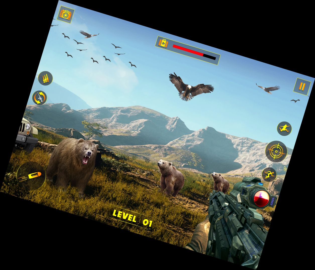 Охота на Медведей - Игра с Т