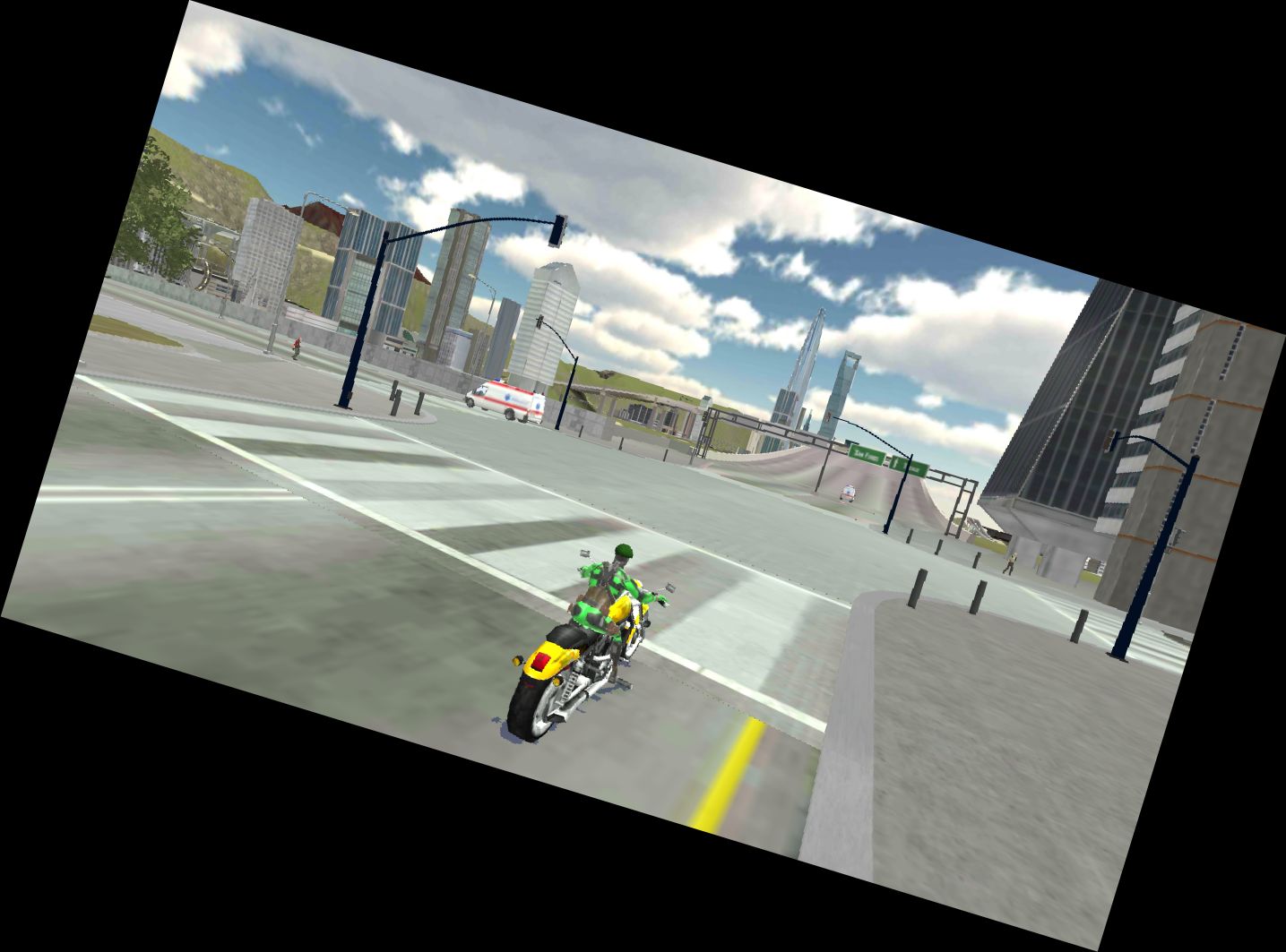 Grüner Seilheld: Vegas Stadt