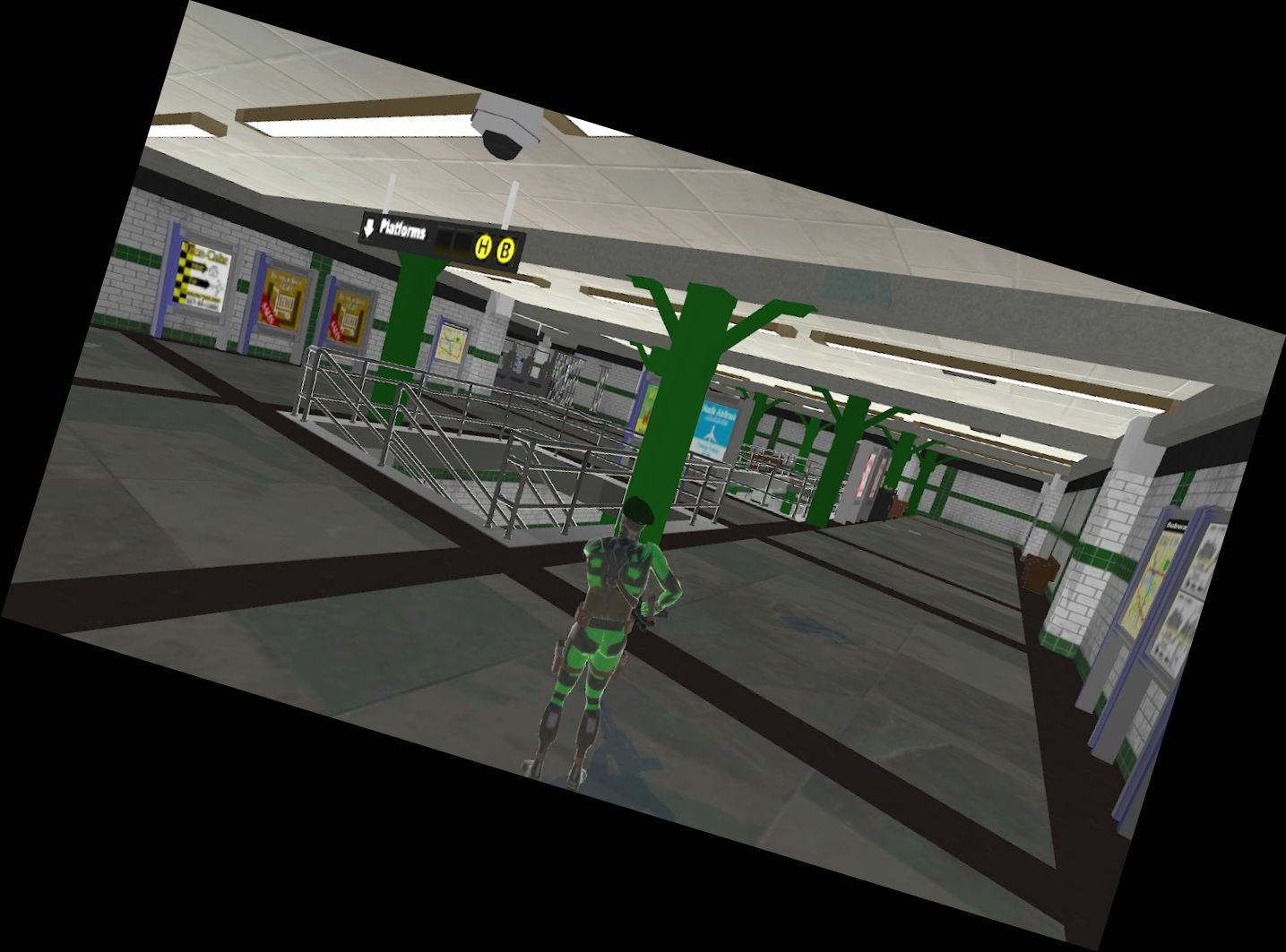 Grüner Seilheld: Vegas Stadt