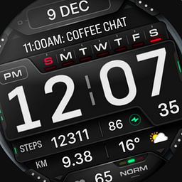 MD332 Digital watch face