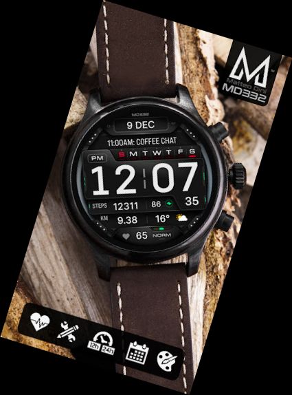 MD332 Digitales Armbanduhr-Zifferblatt