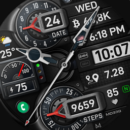 MD338 Hybrid watch face