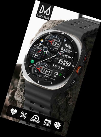 MD338 Hybrid watch face