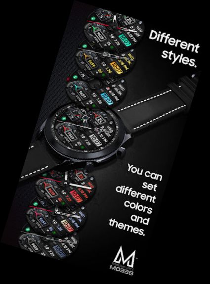 MD338 Hybrid watch face