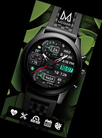 MD338 Hybrid watch face