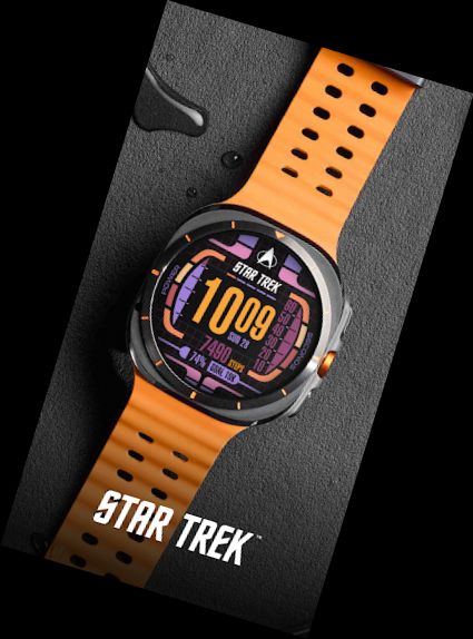 Star Trek LCARS SE Uhr-Gesicht