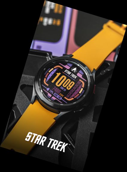 Star Trek LCARS SE Uhr-Gesicht