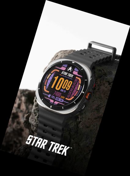 Star Trek LCARS SE Uhr-Gesicht