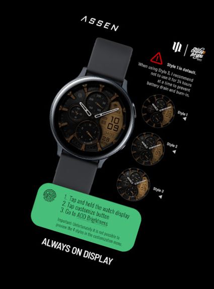 S4U Assen - Esfera de reloj híbrida