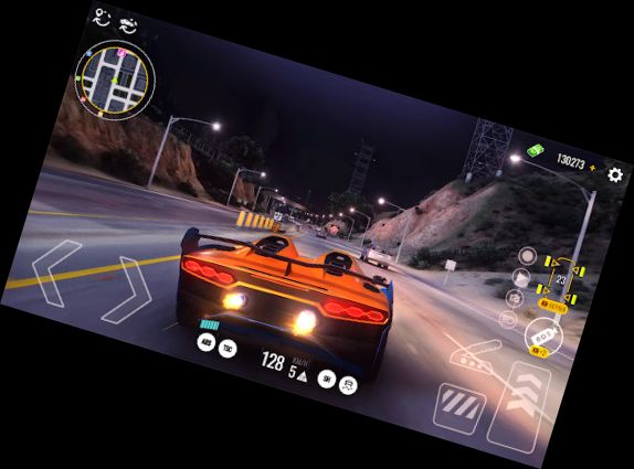 Гонки на реальных автомобилях в городе 3D